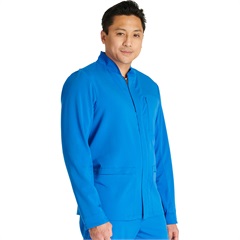 CK329A Men's 3 Pocket Zip Front Scrub Jacket